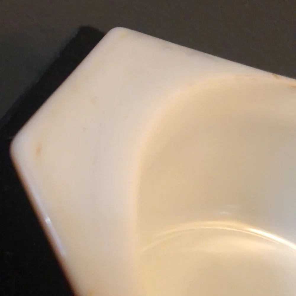 1960’s Vintage Pyrex-Americana Print in Brown/Gold-2.5 Quart Oval-No Lid - Picture 14 of 17